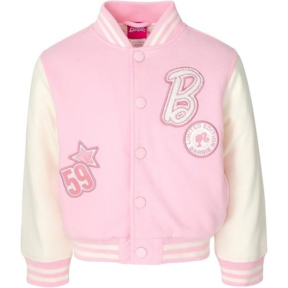 Barbie Other - NWT Adorable Soft Pink Barbie Bomber Jacket Girls Costume +Gift